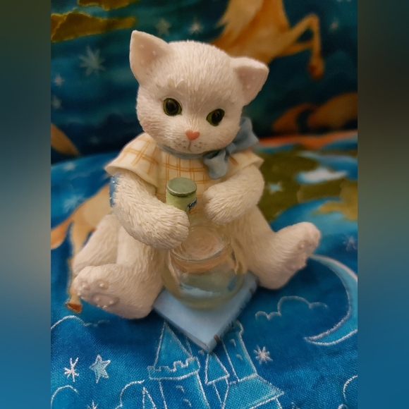 Enesco calico kittens figures cute sweet whimsical collectible cat kitty - Picture 4 of 4